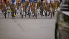 HD - Cycling race. front view
