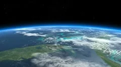 Florida, Bahamas, Caribbean, Cuba. Earth From Space.