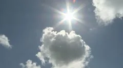 clouds and sun timelapse
