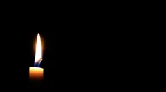 HD - Candle with black background