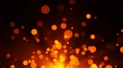 Gold Glitter particles motion background looped