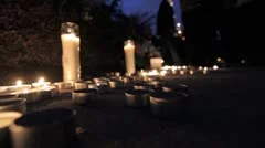 Candle light vigil for a Murdered Man