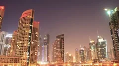 Time Lapse 1080p: Fantastic Dubai Marina, United Arab Emirates