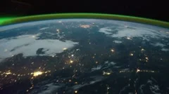 Space Station Earth time lapse