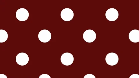 008_Polka dot pattern on red background.mp4 Stock Footage 348100434