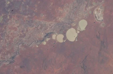 009186 (3 Dec. 2011)- The Menindee Lakes, New South Wales, Aust.. Stock Photos