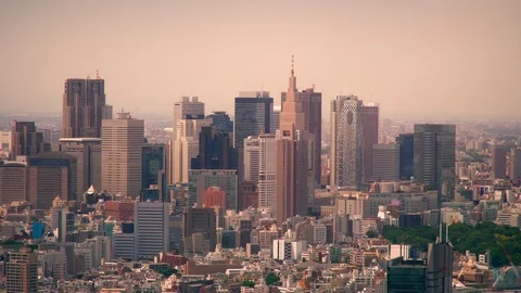 0098 tokyo view Stock Footage 92125465