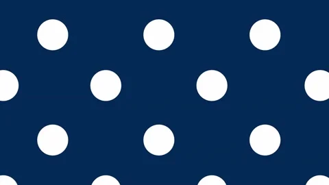 009_Polka dot pattern on dark blue fabric.mp4 Stock Footage 348100437