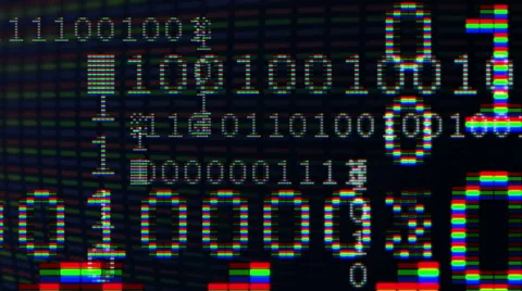 01 digital data sequence 스톡 동영상 39986352