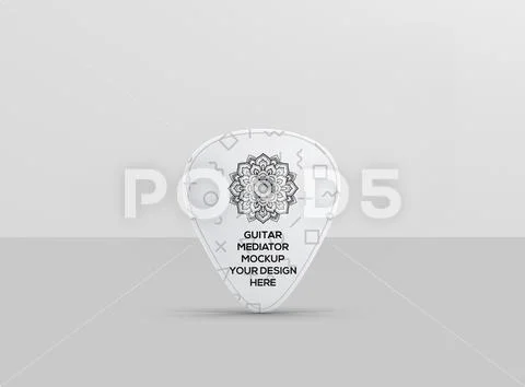 01 Guitar Mediator Mock-Up PSD Template