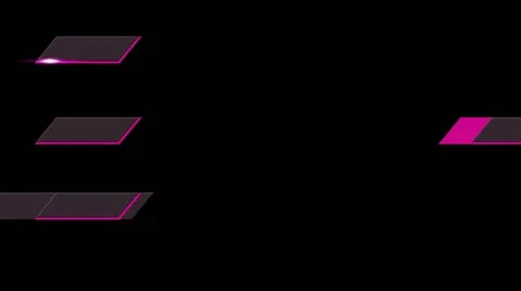 01 lowerthird design pink Stock Footage 11515231