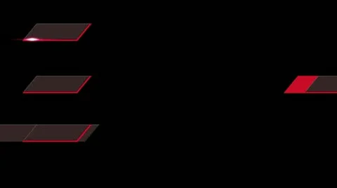 01 lowerthird design red Stock Footage 11515232