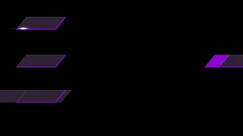 01 lowerthird design violet Stock Footage 11515233