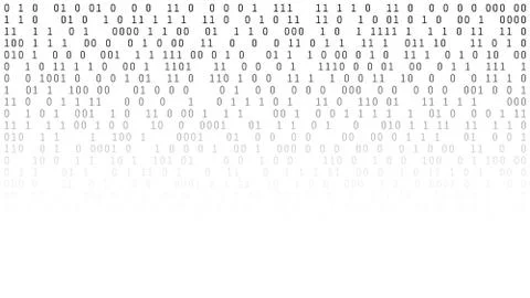 01 or binary numbers on the computer screen on monitor matrix background, Dig Stock Photos
