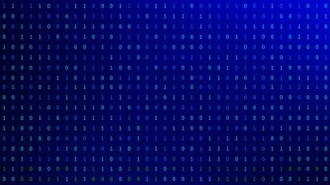 01 or binary numbers on the computer screen on monitor matrix background, Dig Stock Photos