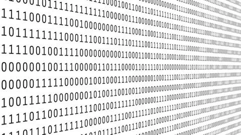 01 or binary numbers on the computer screen on monitor matrix background, Dig Stock Photos