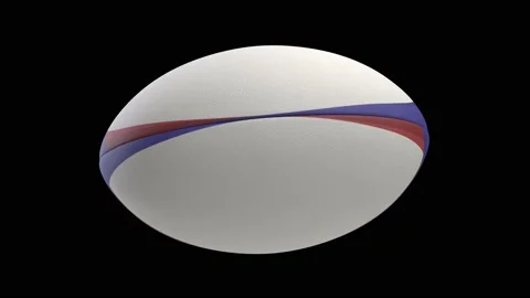 01 rugby ball BLUE OFFSET 1 Stock Footage 225510939