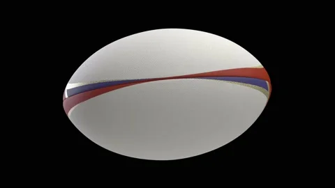 01 rugby ball RED OFFSET 1 Stock Footage 225450427