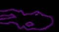 01- Vertical HD sexy dancer silhouette - bright magenta neon on black HD Footage