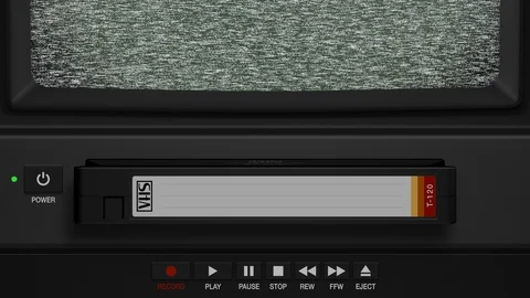 01 VHS Animation - Videotape Stock Footage 113065133