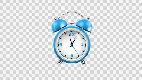 01.00 Alarm Clock Alpha Stockbeeldmateriaal 276280378