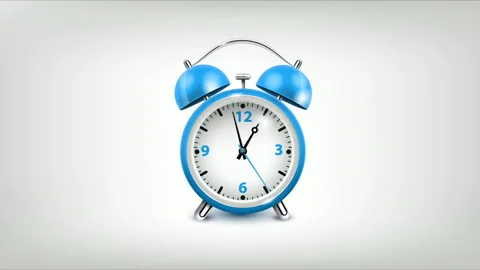 01.00 Alarm Clock Stockbeeldmateriaal 276280309