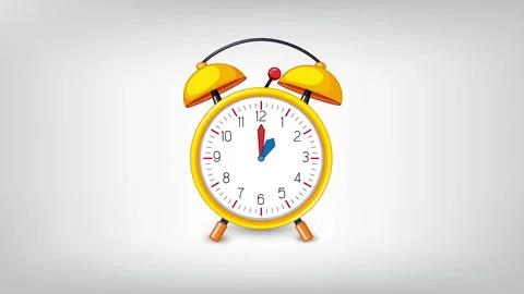 01.00 Cartoon Alarm Clock 動画素材 276312971