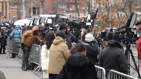 01/05/2026: Massive press/media interest arraignment of Nichlas Maduro in NYC Stock Footage 325746160