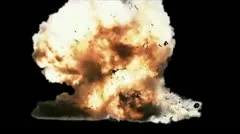 Explosion with alpha channel and Smoke