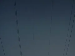 Powerlines in sunset