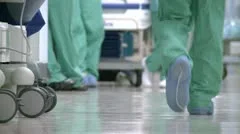 Medical staff in hospital hallway (2 of 5)