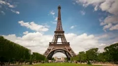 Eiffel tower perfect timelapse