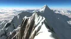 Mountain Range Pullback 001a (1080p 25 fps)