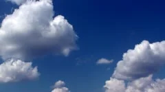 Time Lapse Clouds And Blue Sky HD