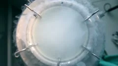 Liquid nitrogen in the laboratory
