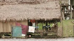 Slums At River (Southamerica, Amazon, Peru)