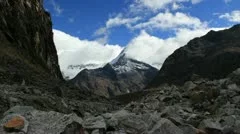 Timelapse of Artesonraju Mountain Peru