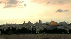 Sunset over Jerusalem - Time Lapse