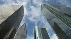 Time Lapse of Clouds Passing Downtown Office Buildings in Los Angeles.