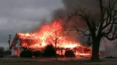 Amid the Force of Nature - House Fire - Burning Rafters