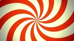 Retro Pinwheel, Red (30fps)