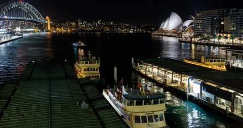 010E Sydney 4k Pan right left Stock Footage 95254903