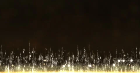 011 2K Golden Ground Particles Motion Background Stock Footage