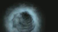 Swirling Cloud, Inside a Tornado Animation with Dark Background