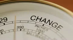 Barometer indicating change