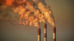 HD - Air pollution. Power plant