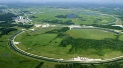 Particle accelerator (atom smasher) aerial view