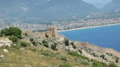 The old fort in the Turkish city of Alanya