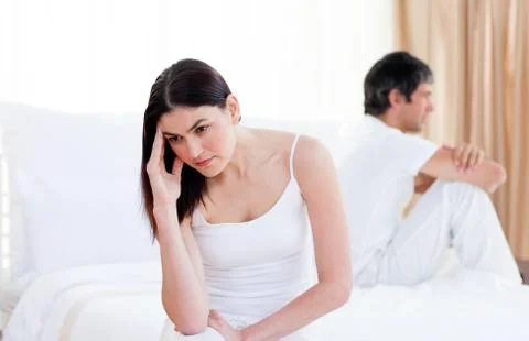 angry couple having an argument sitting on bed at home xkwx bed,man,wife,home,glum,riled,vexed,irate,woman,morbid,gloomy,dismal,ireful,lovers,bitter,couple,divorce,married,unhappy,annoyed,husband,bedroom,indoors,offended,troubled,mournful,argument,bereaved,affronted,depressed,boyfriend,irascible,irritable,valentine,resentful,interiors,despairing,despondent,melancholy,distressed,infuriated,girlfriend,displeased,exasperated,exacerbated,pessimistic,relationship,low-spirited,heterosexual,disconsolate