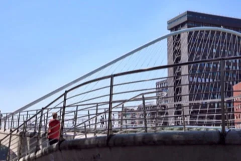 0116 Puente NTSC Video stock 8600551